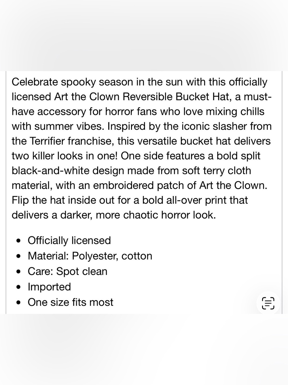 Art The Clown Hat & Sunglasses - Picture 6 of 16